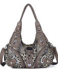 Hobo Leopard print Shoulder Handbag-Angelkiss Bag