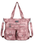 Large Muti-Pocket Women tie-dye Hobo Shoulder Bag-Angelkiss Bag
