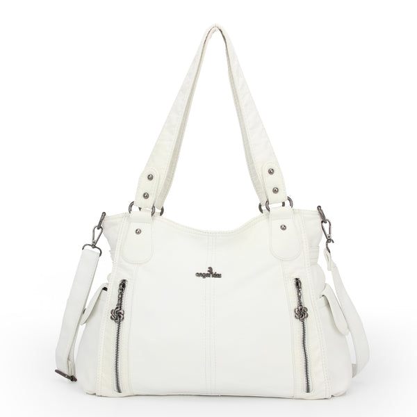 Angel Kiss Ladies roomy washed handbag