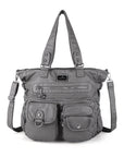 Large Muti-Pocket Women Hobo Shoulder Bag-Angelkiss Bag