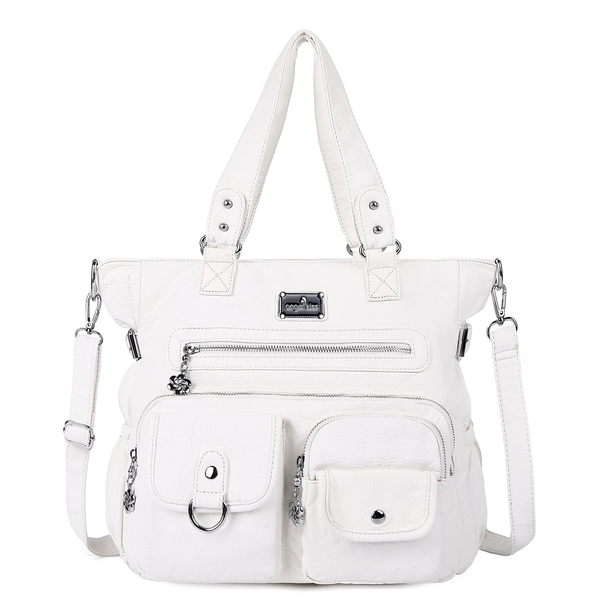 Large Muti-Pocket Women Hobo Shoulder Bag-Angelkiss Bag
