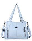 Angel Kiss Ladies roomy washed handbag-Angelkiss Bag