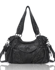 Faded Violet Vegan Leather Tote / Crossbody Bag