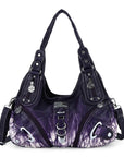 Hobo Tie-Dye Multilayer separation Comfort Shoulder bag-Angelkiss Bag