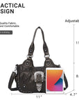 Ladies exquisite chic denim handbag satchel | Angel kiss