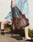 Angel Kiss lady Leopard print handbag