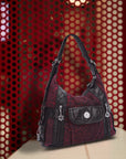 Art style Multi-functional vintage classic holiday/dinner/party/cross-over handbag