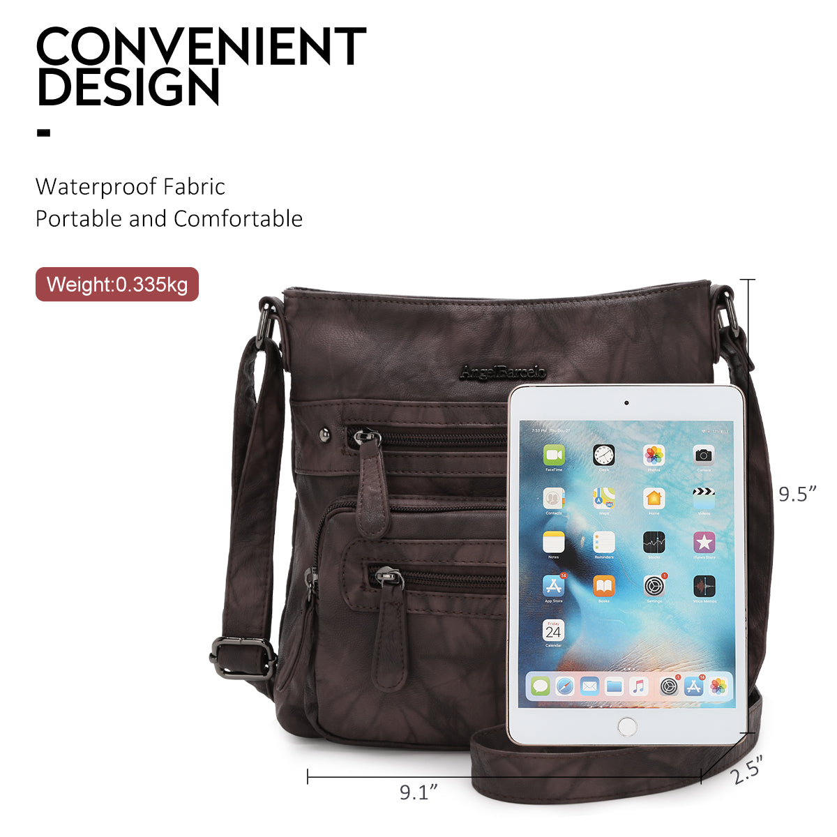 Women's tie-dye denim vintage crossbody bag-Angelkiss Bag