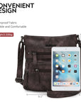 Women's tie-dye denim vintage crossbody bag-Angelkiss Bag