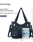 Fashionable Handbags Women Tote Shoulder Top Handle Satchel Hobo Bags-Angelkiss Bag