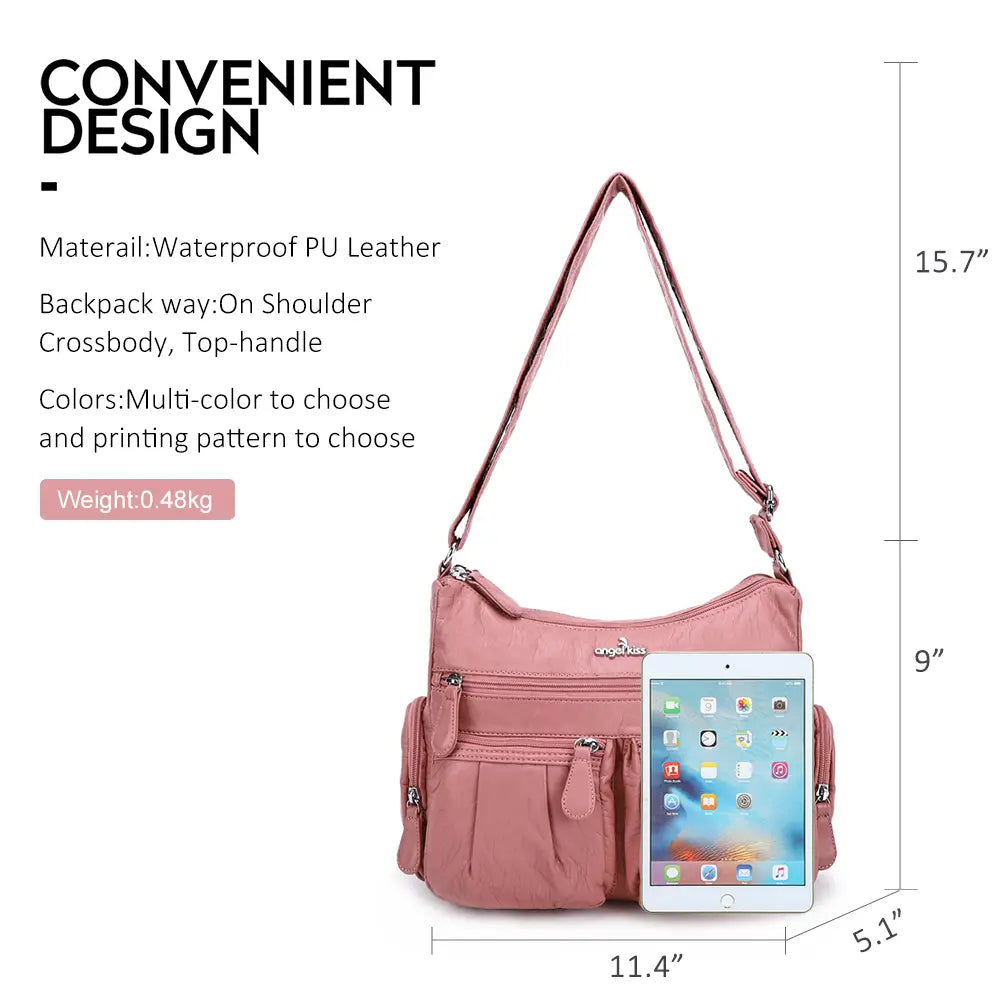 Creative spacious diagonal bag