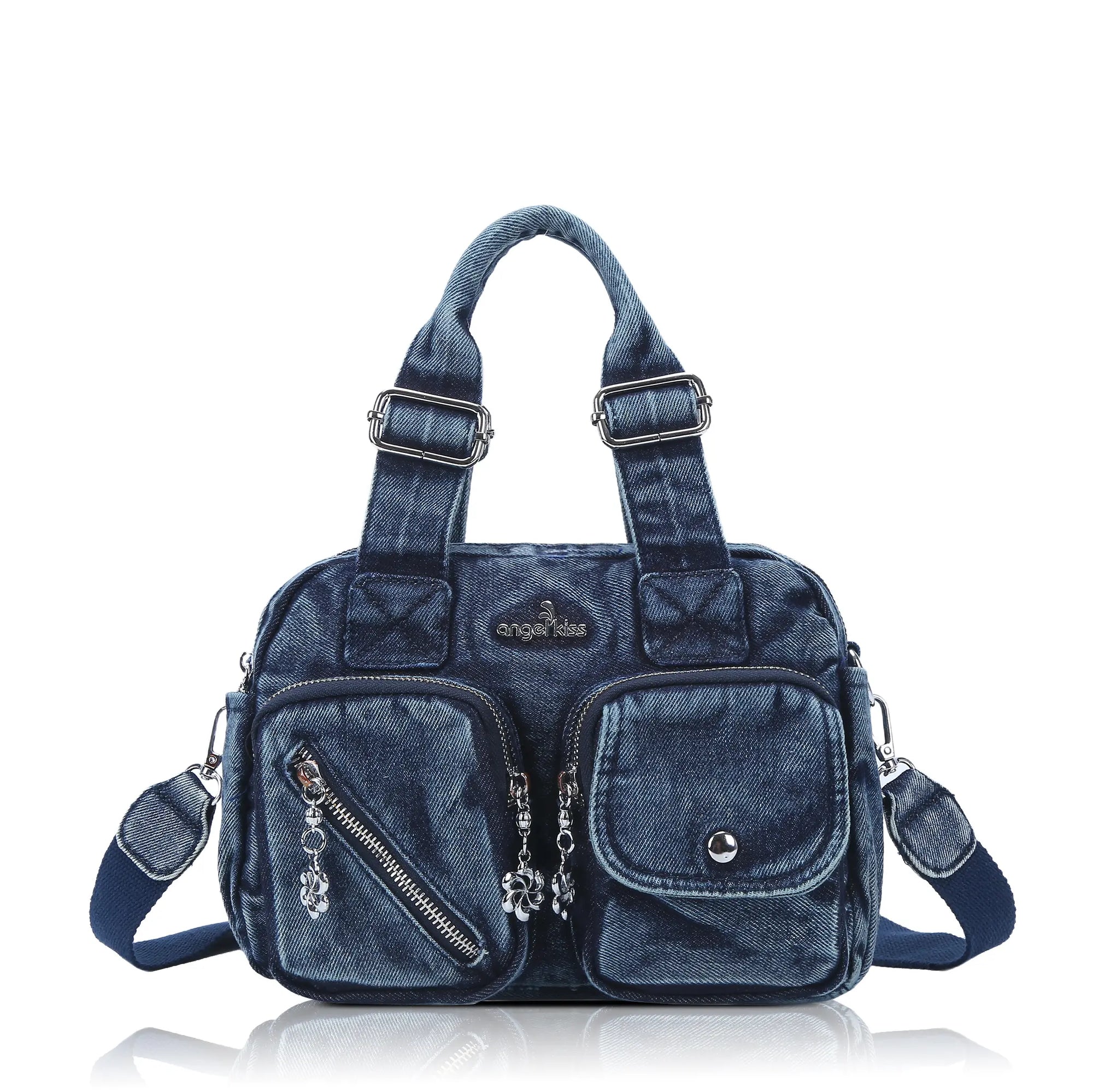 Vintage Green Handbag & Wallet Set|Large Capacity Tote for Women