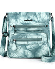 Women's tie-dye denim vintage crossbody bag-Angelkiss Bag