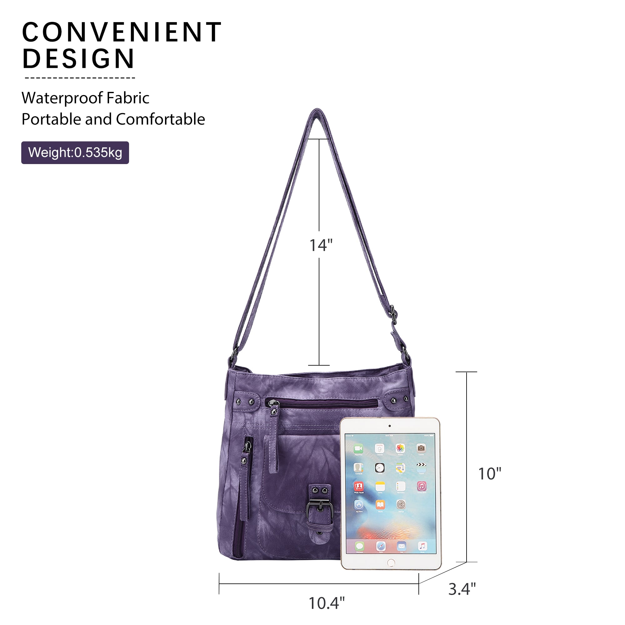 Soft Buckle Crossbody Purses for Women-Angelkiss Bag