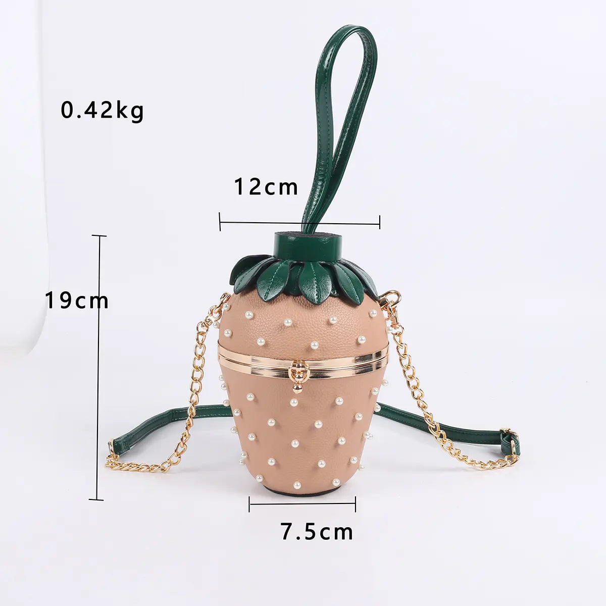 3D Strawberry Crossbody Bag | Handbag