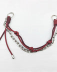 Mixed-Style Bag Chain | Fashion Chain Accessory with Metal and Rope Details