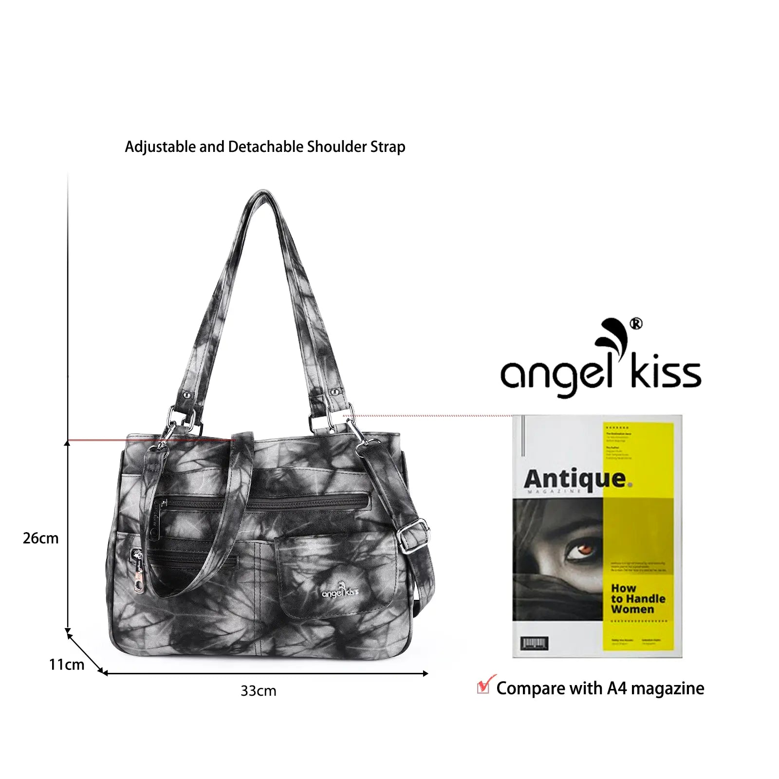 shoulder| crossbody handbag | hobo tote tie-dye