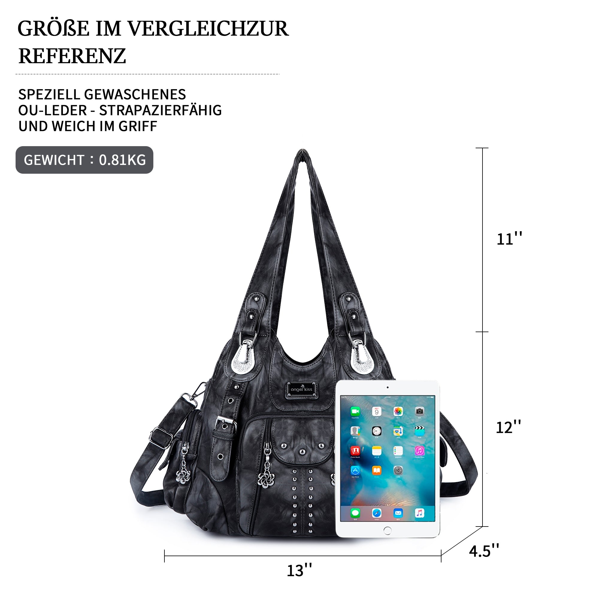 Roomy HOBO Women's Shoulder Bag-Angelkiss Bag