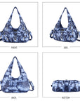 Hobo tie-dye vintage shoulder purse-Angelkiss Bag