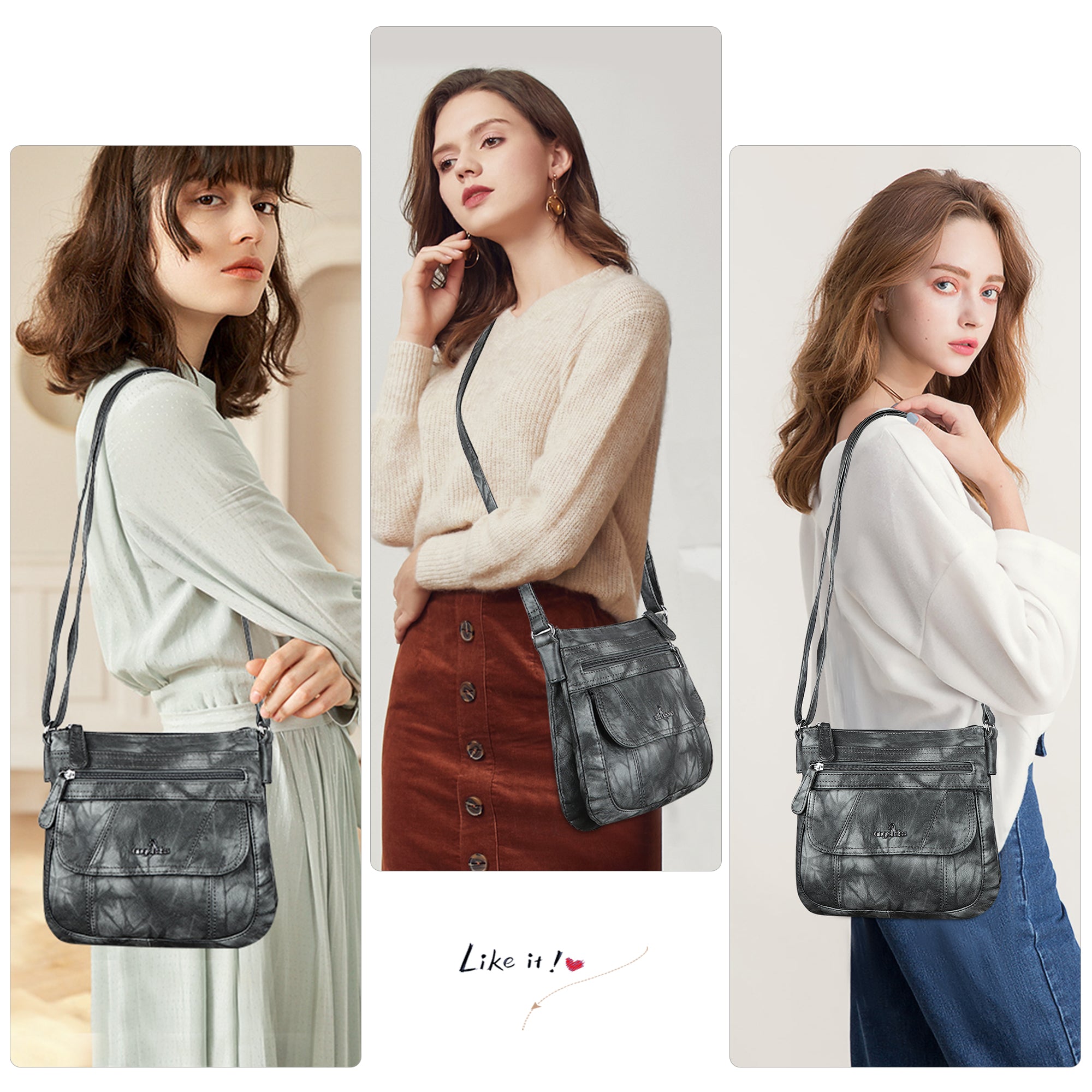 Women's tie-dye Daily shoulder bag-Angelkiss Bag