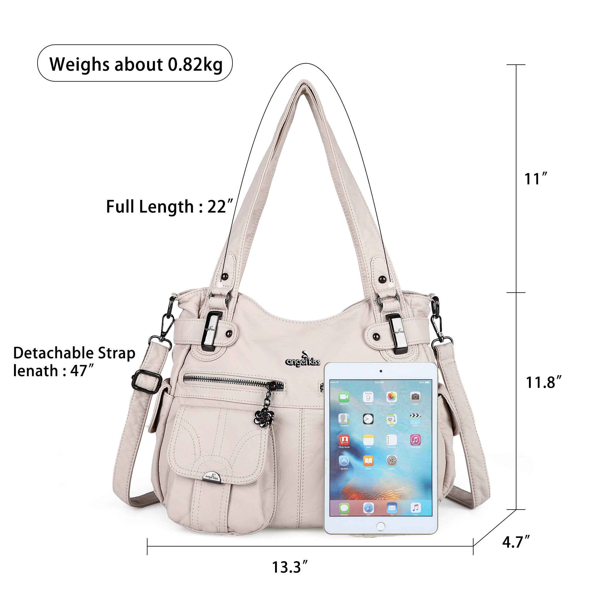 Fashionable  Handbags Women Tote Shoulder Top Handle Satchel Hobo Bags-Angelkiss Bag