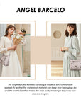 Solid color wash water pu leather adjustable shoulder strap daily shoulder bag-Angelkiss Bag