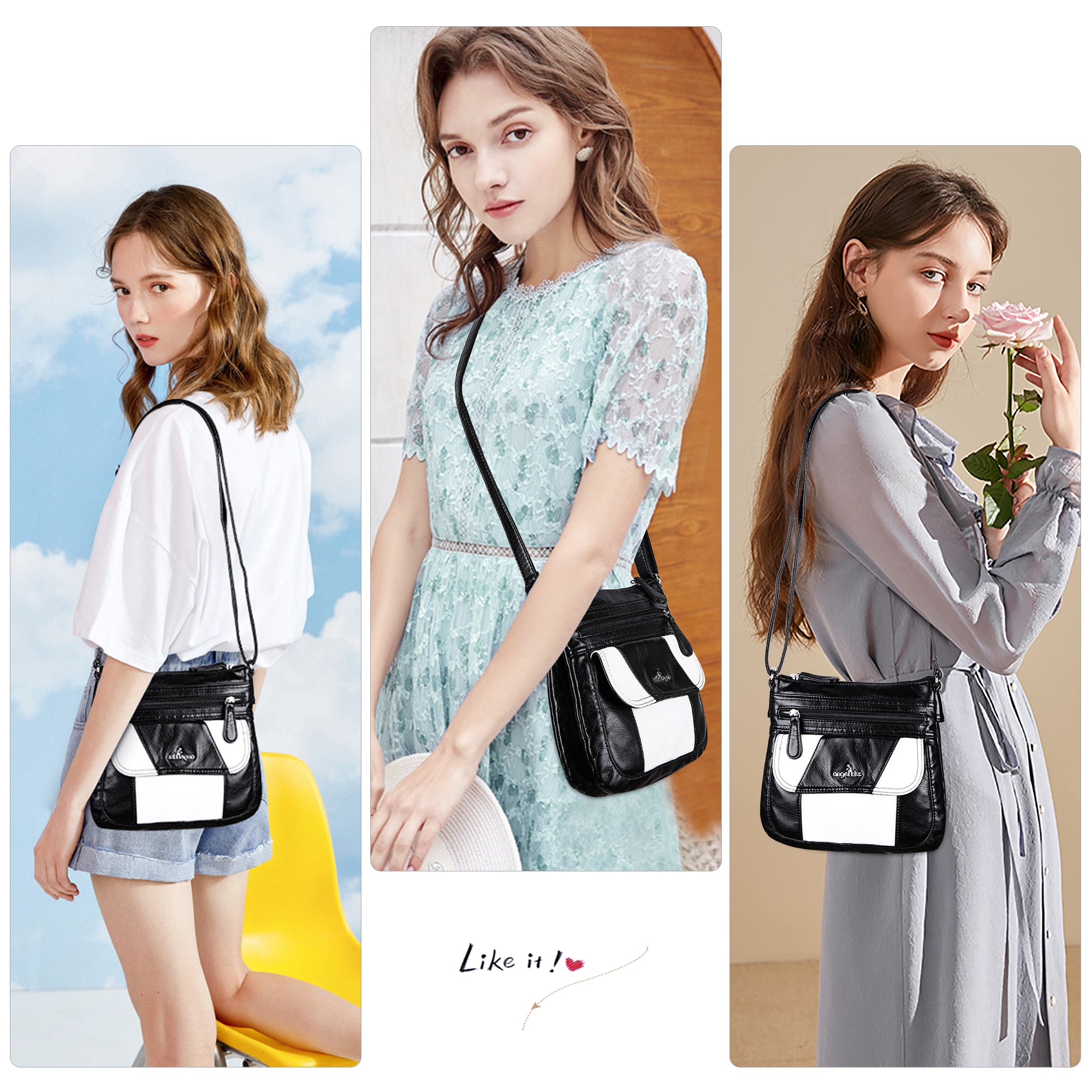 Women's Lightweight Daily Comfort shoulder bag-Angelkiss Bag