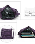Women's tie-dye denim vintage crossbody bag-Angelkiss Bag