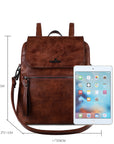 pu leather detachable shoulder strap backpack/crossbody bag-Angelkiss Bag