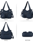 Fashionable Handbags Women Tote Shoulder Top Handle Satchel Hobo Bags-Angelkiss Bag