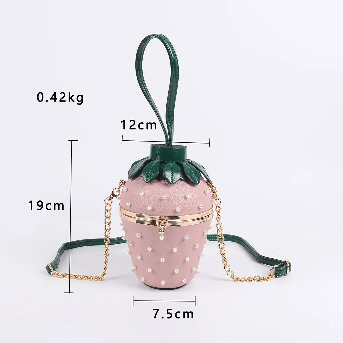 3D Strawberry Crossbody Bag | Handbag