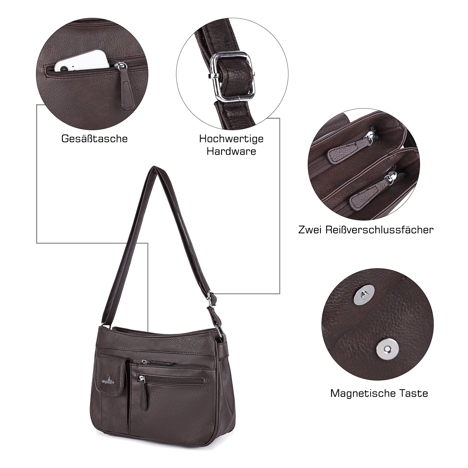 Stylish Daily Lightweight  women  LuxuryCrossbody Bag | Angel Kiss bag-Angelkiss Bag