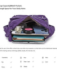 Women's water wash pu leather crossbody bag-Angelkiss Bag