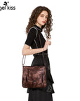 Solid color tie-dye crossbody bag-Angelkiss Bag