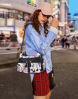 plaid art chic crossbody bag /handbag