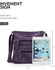 Women's tie-dye denim vintage crossbody bag-Angelkiss Bag