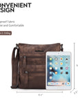 Women's tie-dye denim vintage crossbody bag-Angelkiss Bag