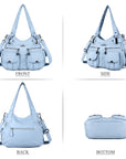 Fashionable Large Capacity Hobo Bag | Angelkiss Bag-Angelkiss Bag