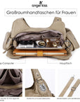 Women Waterproof Hobo Shoulder Purses and Handbags-Angelkiss Bag