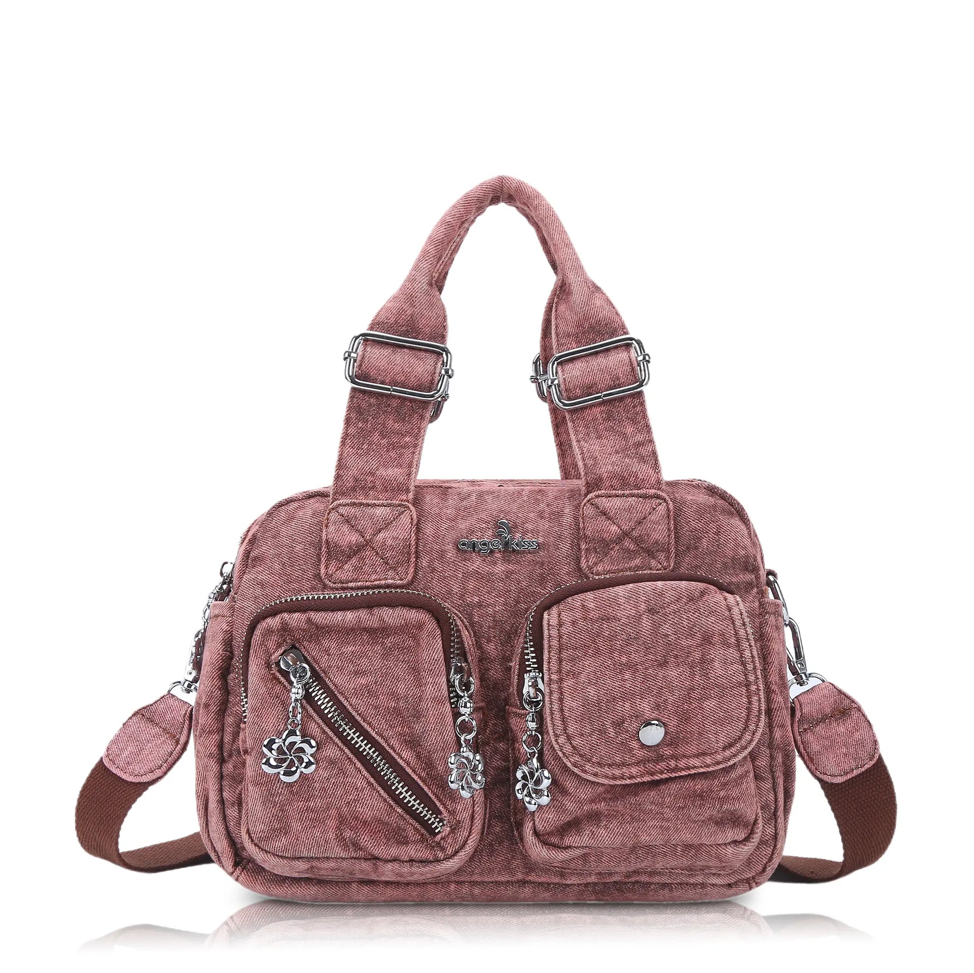 Vintage Green Handbag & Wallet Set|Large Capacity Tote for Women