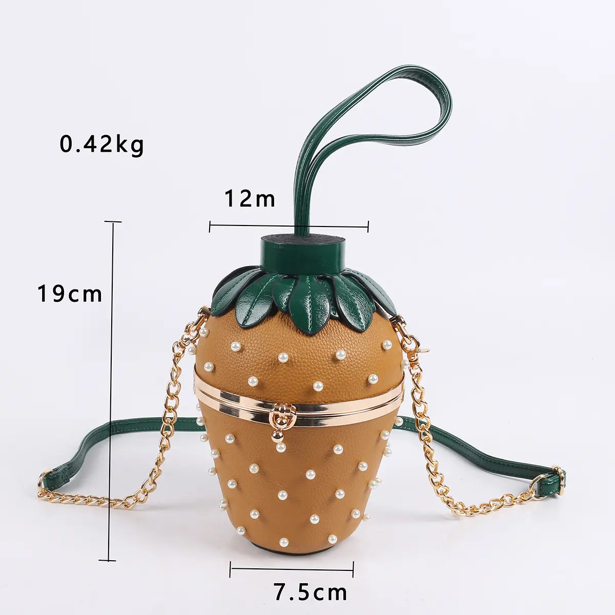 3D Strawberry Crossbody Bag | Handbag