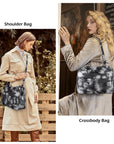 shoulder| crossbody handbag | hobo tote tie-dye