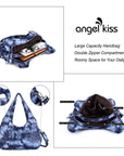 Hobo tie-dye vintage shoulder purse-Angelkiss Bag