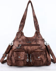 AngelKiss Tie-Dye Artistic Handbag with Crossbody Strap