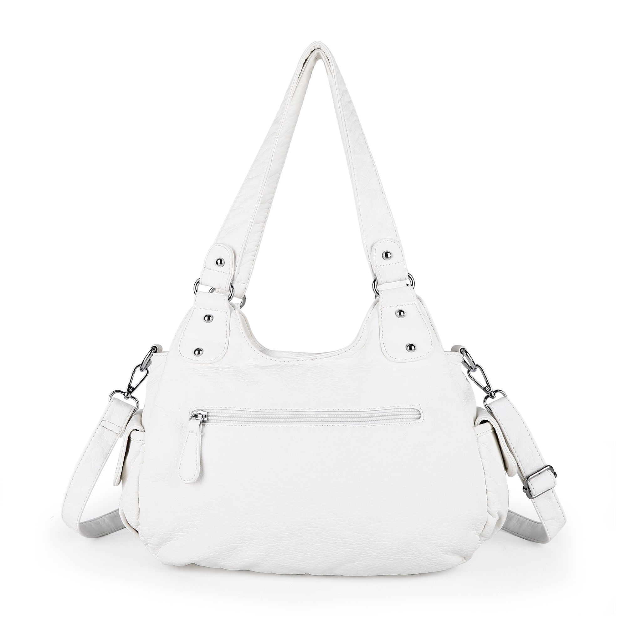 Women Shoulder Bag Handbag of Washed PU Leather-Angelkiss Bag