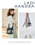 plaid art chic crossbody bag /handbag