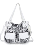 Handmade tie dye creative large capacity Hobo Bag | Angelkiss Bag-Angelkiss Bag
