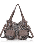 Bolso hobo de gran capacidad, creativo, hecho a mano y teñido anudado | Angelkiss Bag
