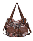 Handmade tie dye creative large capacity Hobo Bag | Angelkiss Bag-Angelkiss Bag