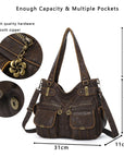 Versatile Women's Bag|Soft Vegan Leather Multi-Pocket Crossbody Shoulder